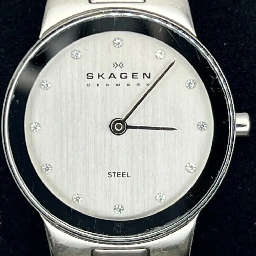 Skagen Denmark Round Silver Ladies watch Working
